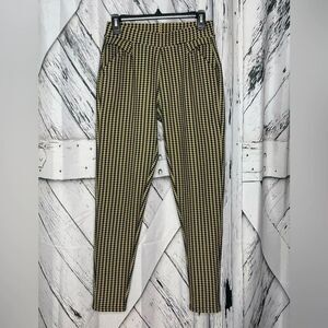 Indero Houndstooth Pants Gold/Black L/XL